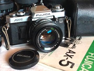 Fujica AX-5+ 50/1,6+135/2,5 EBC