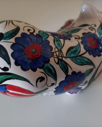 gatto in ceramica