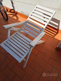Sedia reclinabile poltrona da esterno Ikea mod. Ap