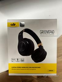 Groovepad Cuffia stereo wireless con microfono