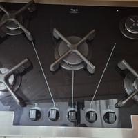 Piano Cottura REX Electroluc PVN 75 XV vetro nero