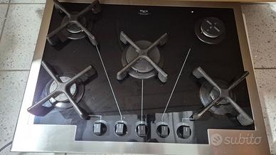 Piano Cottura REX Electroluc PVN 75 XV vetro nero