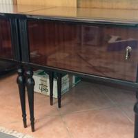 coppia comodini vintage 60's design Paolo Buffa