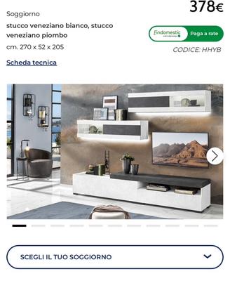 Parete attrezzata