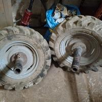 Ruote con mozzi a cricchetto