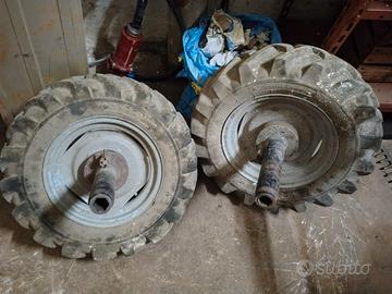 Ruote con mozzi a cricchetto