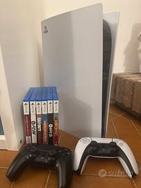 Ps5, 2 controller, 6 giochi