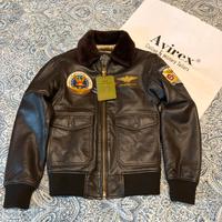 Avirex G1 Patch Leather Jacket