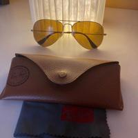 Occhiali da sole Rayban originali donna a goccia