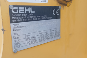 Mini pala cingolata Gehl RT 210