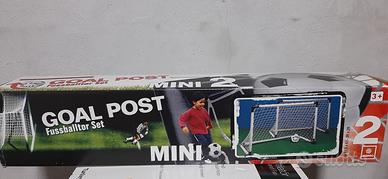 Set di due mini porte da calcio per bambini 