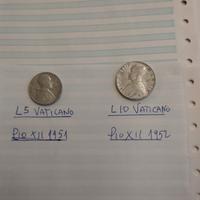 2 monete città del vaticano