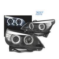 FARI BMW E60 E61 03-07 ANGEL EYES CCFL FRECCIA LED