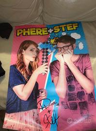 Poster Two players one console con firma originale