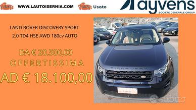 Land Rover Discovery Sport 2.0 TD4 180 CV HSE AWD 