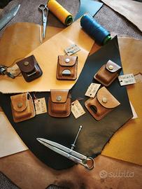 Custodia in cuoio per Zippo – Fatta a mano