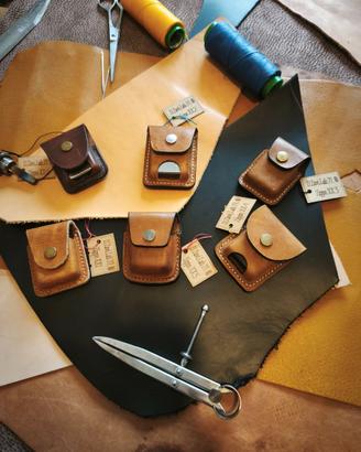 Custodia in cuoio per Zippo – Fatta a mano