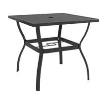Tavolo da Giardino Antracite 81,5x81,5x72cm NUOVO