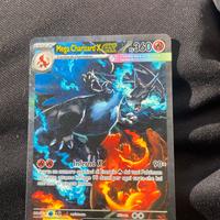 Mega charizard x ex 125/094 carte pokemon