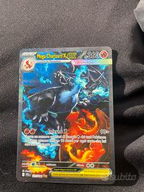 Mega charizard x ex 125/094 carte pokemon