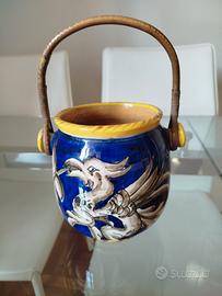 secchiello ceramica Mazzotti Albissola