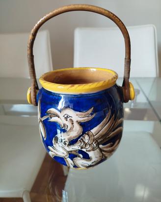 secchiello ceramica Mazzotti Albissola