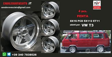 Cerchi AMG penta 8x 16 5x112 et11 Volkswagen T3