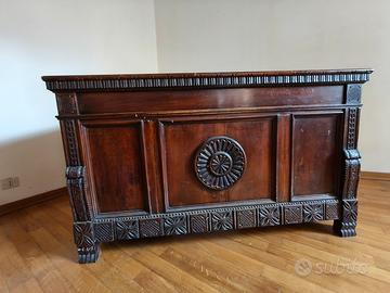 Scrivania legno antica