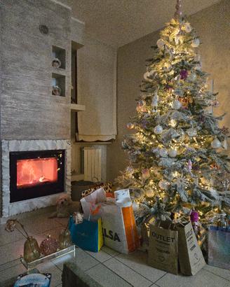 ALBERO DI NATALE INNEVATO 