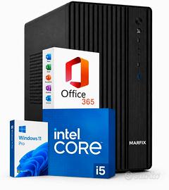 MARFIX Computer Ufficio Professionale Pc Fisso Com