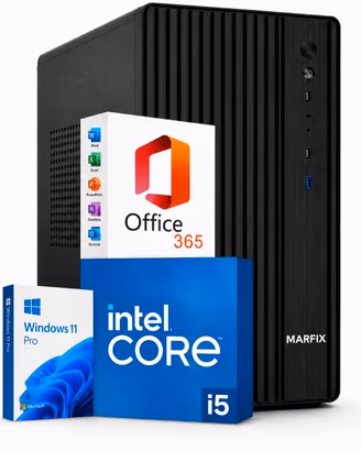 MARFIX Computer Ufficio Professionale Pc Fisso Com