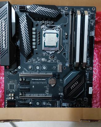 Z270 Pro Carbon+Intel 7600K+4x4Gb DDR4 2666 MHz