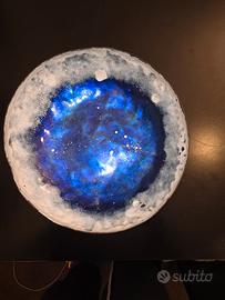 PIATTO RAME BATTUTO SMALTATO