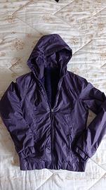 giubbino viola con inbottitura donna