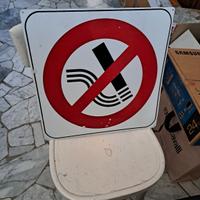 cartello vintage vietato fumare