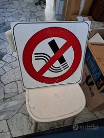 cartello vintage vietato fumare
