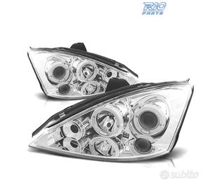 FARI PER FORD FOCUS 98-01 ANGEL EYES FONDO CROMATO