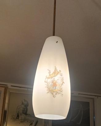 lampadario a sospensione in vetro di Murano