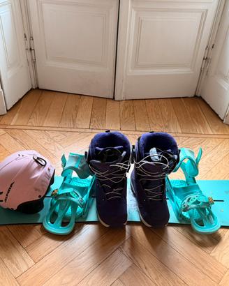 Set snowboard donna completo