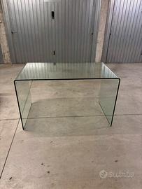 Scrivania Lente in cristallo