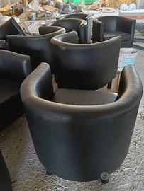 poltrone eco pelle 