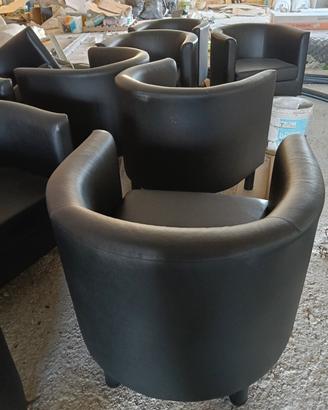 poltrone eco pelle 