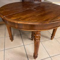 Tavolo rotondo antico stile Luigi XVI