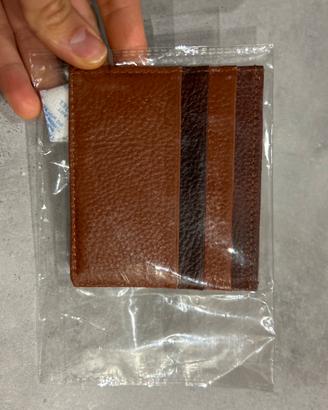 Portatessere uomo in vera pelle