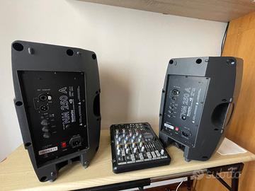 Casse attive Montarbo NM250A più’ Mixer Soundsatio