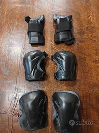 KIT PROTEZIONE BAMBINO BICI PATTINI "ROLLERBLADE"