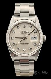 rolex datejust 36 mm ref 16234 oro bianco