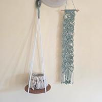 Arazzo da parete macrame Boho  Portavaso appeso 