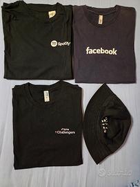 📱 Social Media Icons, T-Shirt e Cappello