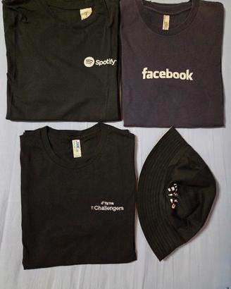 📱 Social Media Icons, T-Shirt e Cappello